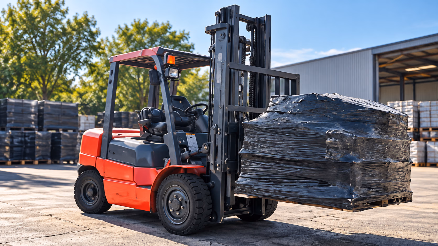 Autoelevador de TransGino para carga mecanizada de pallets