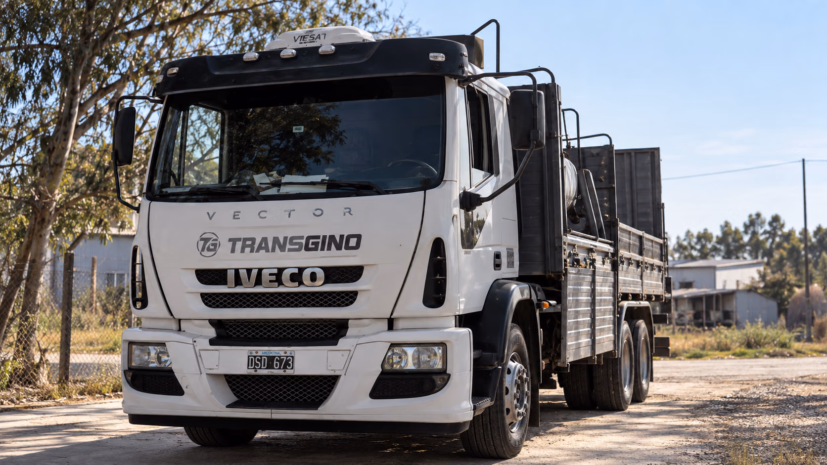Camión de TransGino para fletes y mudanzas
